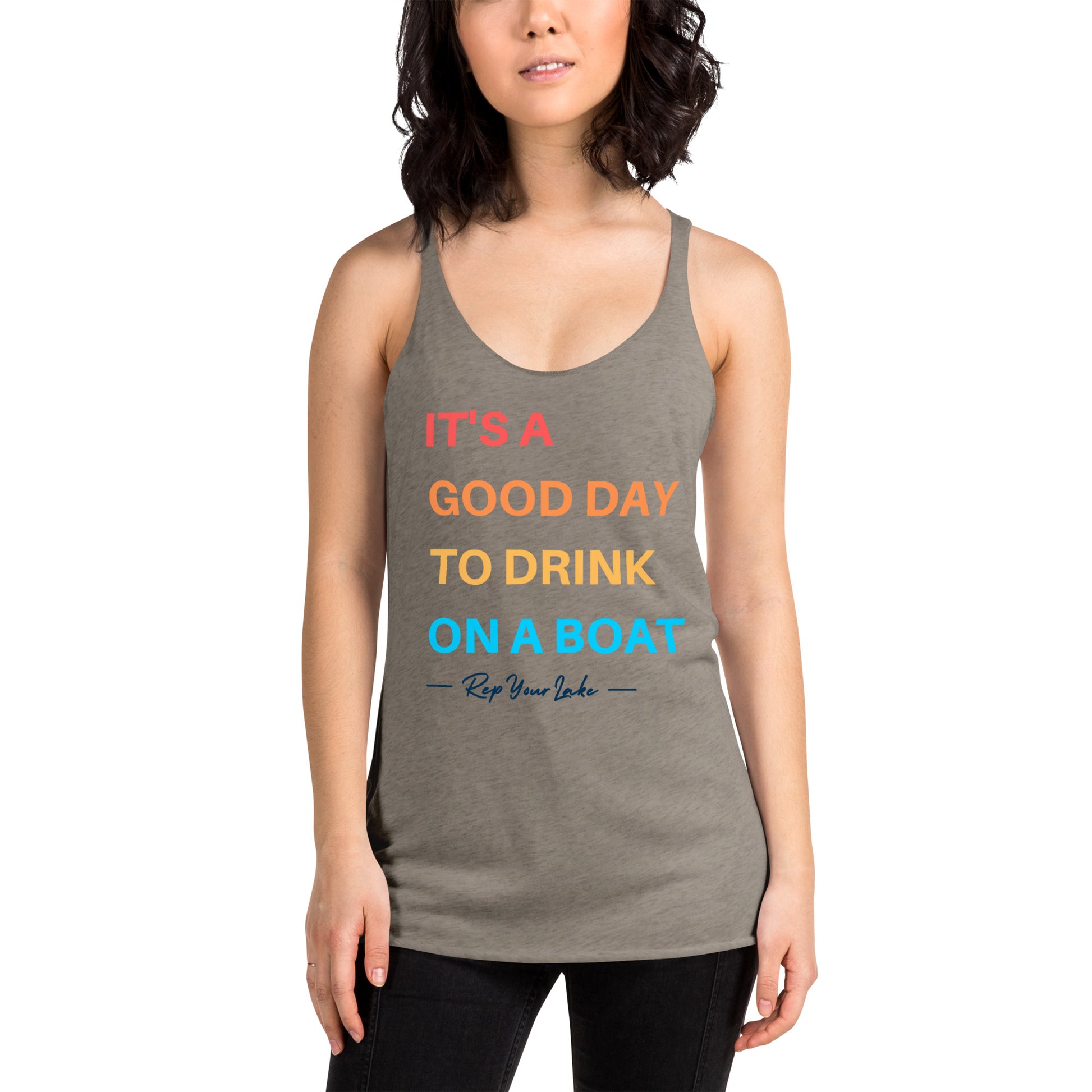 Women's Tank Top Logo on Front, Lake On Company